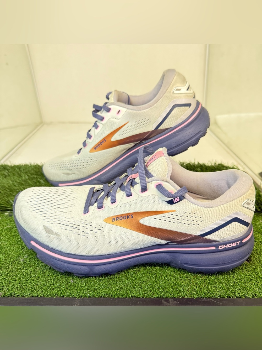 Brooks Ghost 15 Women's Size 9 B (Medium) Running Shoes Spa Blue Copper